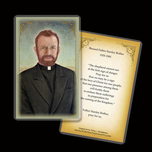 Bl. Fr. Stanley Rother Holy Card