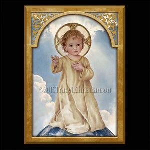 Savior of the World Plaque & Holy Card Gift Set
