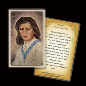 Bl. Laura Vicuna Holy Card