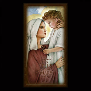 Madonna and Child (N) Inspirational Plaque
