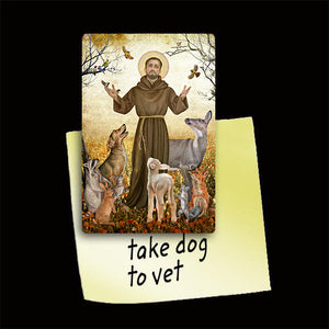 St. Francis of Assisi and Animals Magnet
