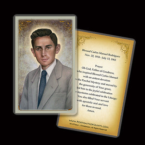 Bl. Carlos Manuel Rodríguez Holy Card