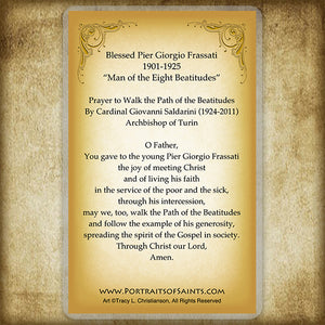 Bl. Pier Giorgio Frassati (B) Holy Card