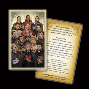 Jesuit Saints Holy Card