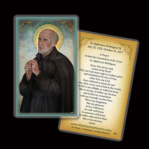 St. Alphonsus Rodriguez S.J. Holy Card