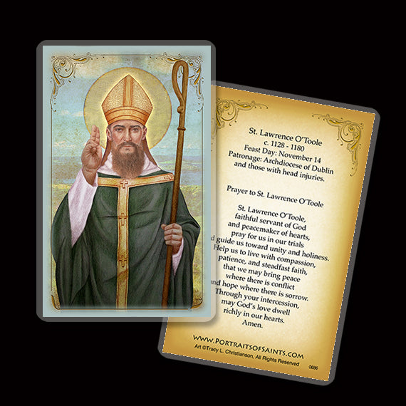 St. Lawrence O'Toole Holy Card