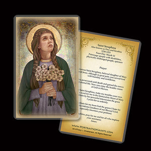 St. Seraphina Holy Card