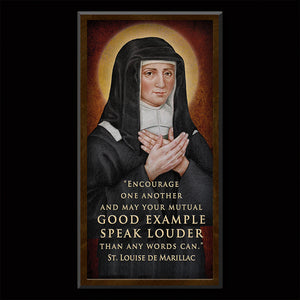 St. Louise de Marillac Inspirational Plaque