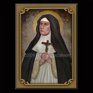 Bl. Catherine of St. Augustine Plaque & Holy Card Gift Set