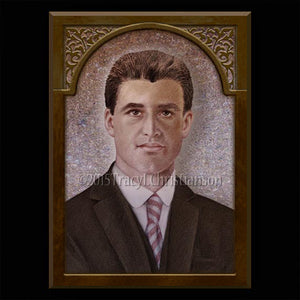 Bl. Pier Giorgio Frassati Plaque & Holy Card Gift Set