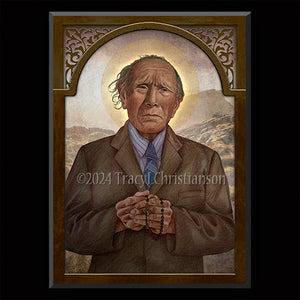 Nicholas Black Elk Plaque & Holy Card Gift Set