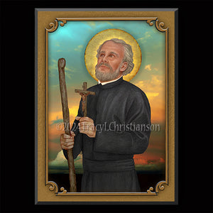 St. Andrew Bobola Plaque & Holy Card Gift Set