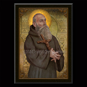 St. Conrad of Parzham Plaque & Holy Card Gift Set