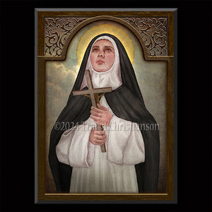 St. Ingrid of Sweden Plaque & Holy Card Gift Set