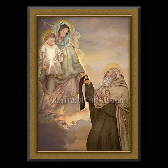 St. Simon Stock Plaque & Holy Card Gift Set