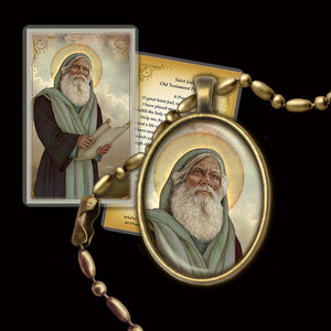 St. Joel Pendant & Holy Card Gift Set