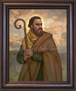 St. Ciarán of Clonmacnoise Framed Art