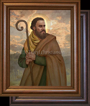 St. Ciarán of Clonmacnoise Framed Art