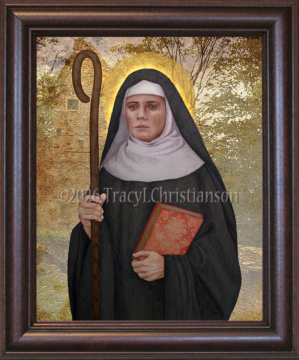 Bl. Jutta of Disibodenberg Framed Art
