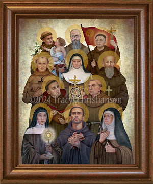 Franciscan Saints Framed Art