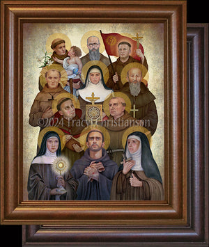 Franciscan Saints Framed Art