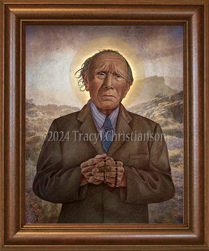 Nicholas Black Elk Framed Art