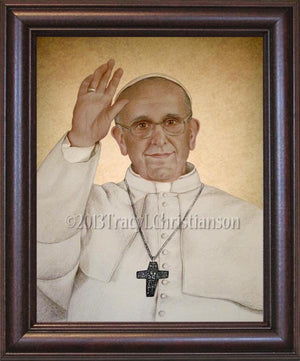Pope Francis Framed Art