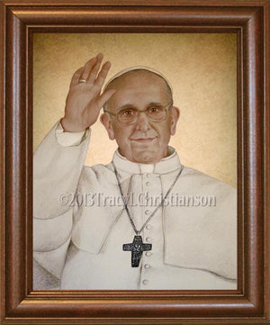 Pope Francis Framed Art
