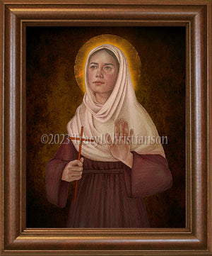 St. Chloe of Corinth Framed Art