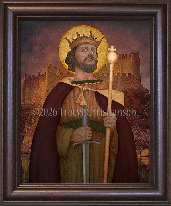 St. Edwin of Northumbria Framed Art