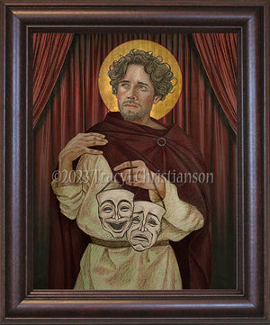 St. Genesius of Rome Framed Art