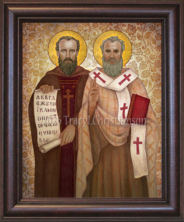 Sts. Cyril and Methodius Framed Art