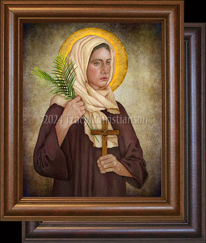 St. Valentina of Caesarea Framed Art