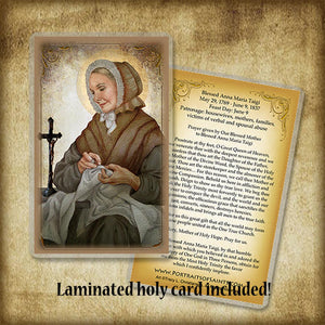 Bl. Anna Maria Taigi Pendant & Holy Card Gift Set