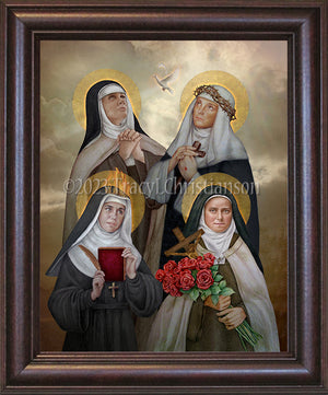 Women Doctors of the Church Framed Art