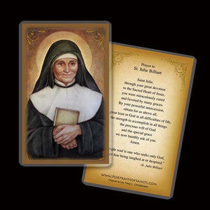 St. Julie Billiart Holy Card