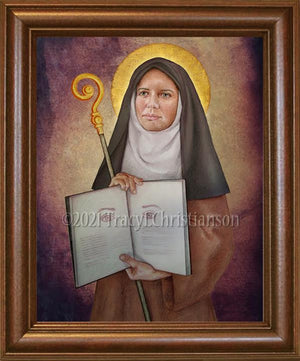 St. Odilia of Alsace Framed Art