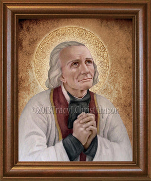 St. John Vianney Framed