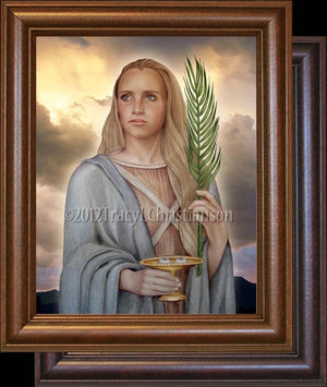 St. Lucy Framed