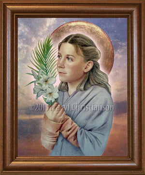 St. Maria Goretti Framed