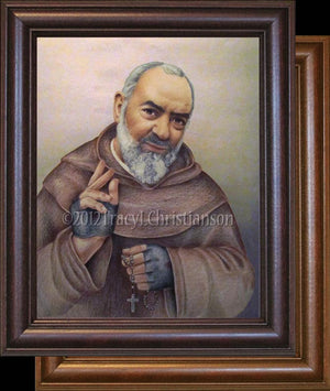 St. Padre Pio (B) Framed