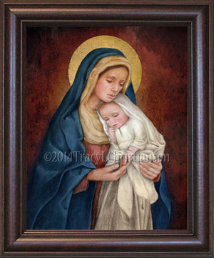 Madonna & Child (H) Framed