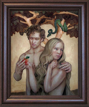 Sts. Adam and Eve Framed