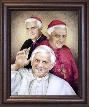 Pope Benedict XVI Framed