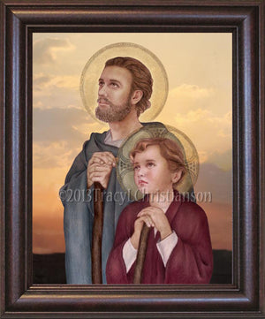 St. Joseph, Foster Father of Jesus Framed