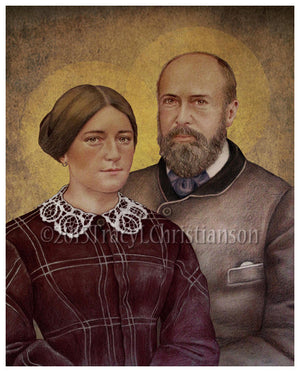 St. Louis & St. Zelie Martin Print