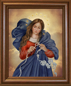 Our Lady Undoer of Knots Framed