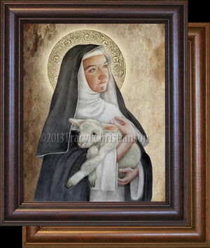 St. Agnes of Montepulciano Framed