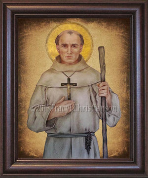 St. Junipero Serra Framed