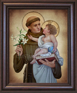 St. Anthony of Padua (B) Framed